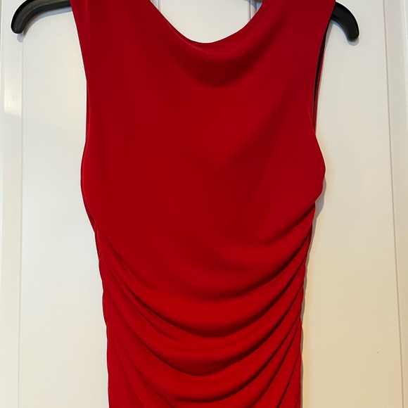 Casting women’s small red cocktail dress size T1 (2-4) - Picture 9 of 14